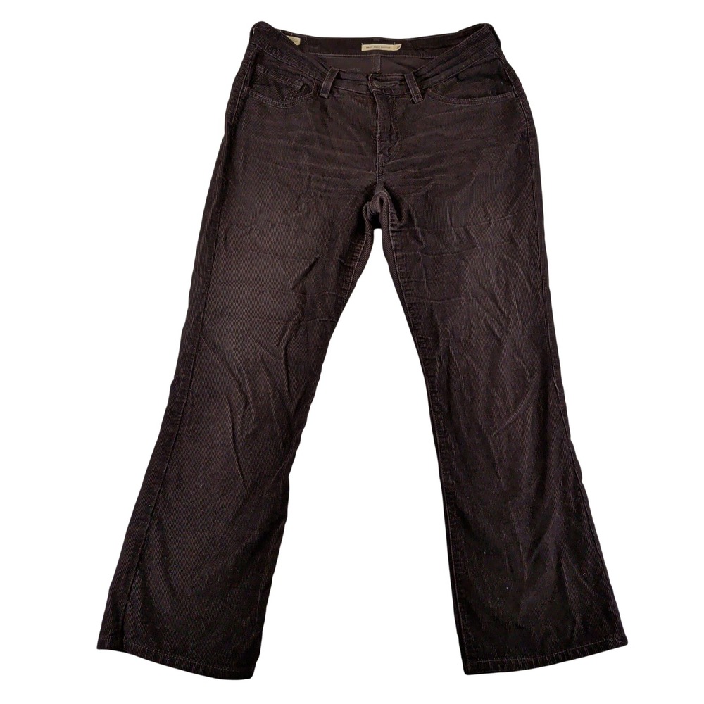 Levis Premium Middy Ankle Bootcut Corduroy Pants Brown A5563-0004 Womens 28x29